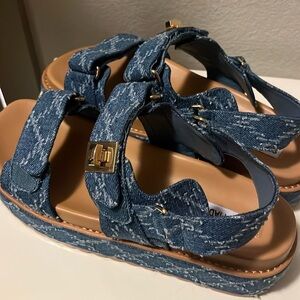 Steve Madden Bigmona Denim Sandals